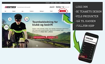 Webshop av sykkeltøy åpen nå.